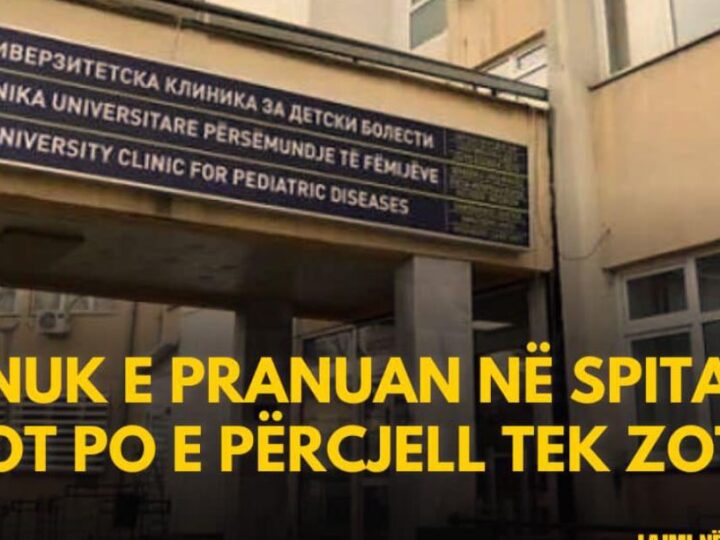 Lajm i trishtë nga Maqedonia ! Fëmijen nuk ma pranuan në Spital, sot po e përcjell tek Zoti