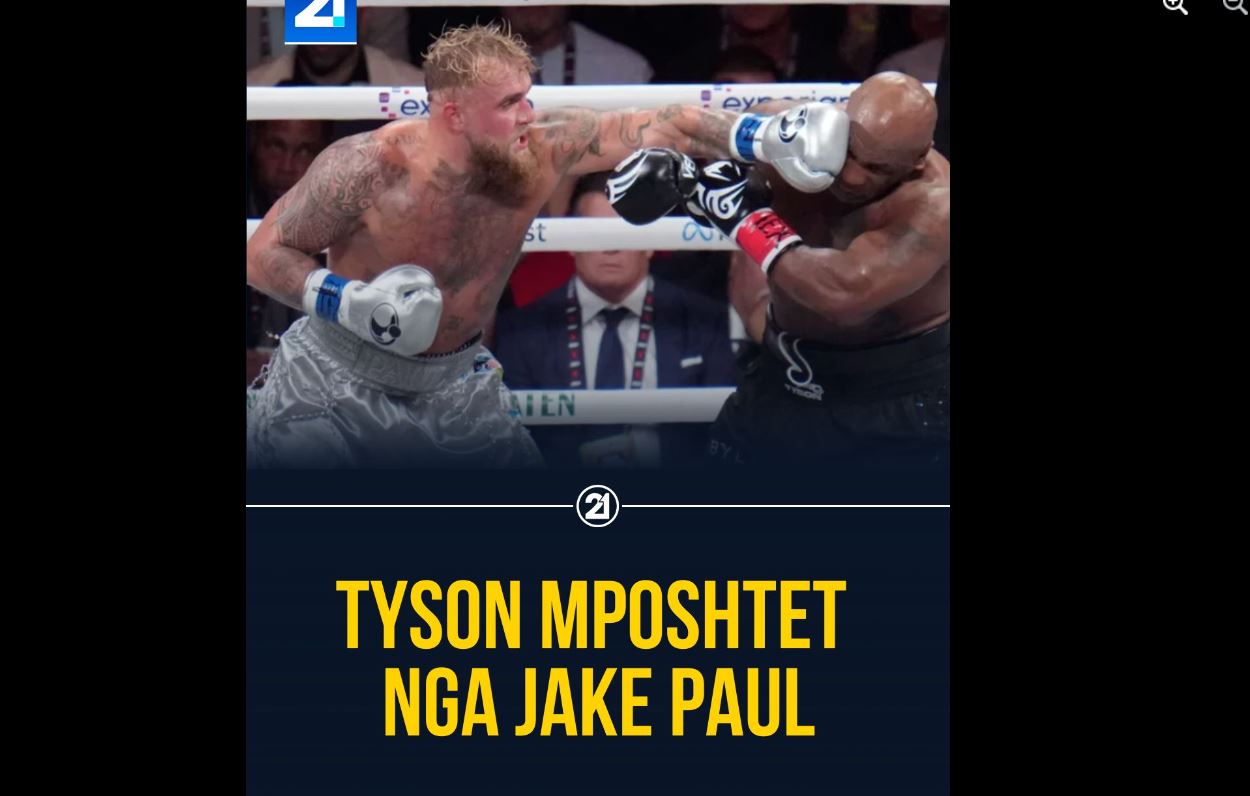 Tyson mposhtet nga Jake Paul..!?