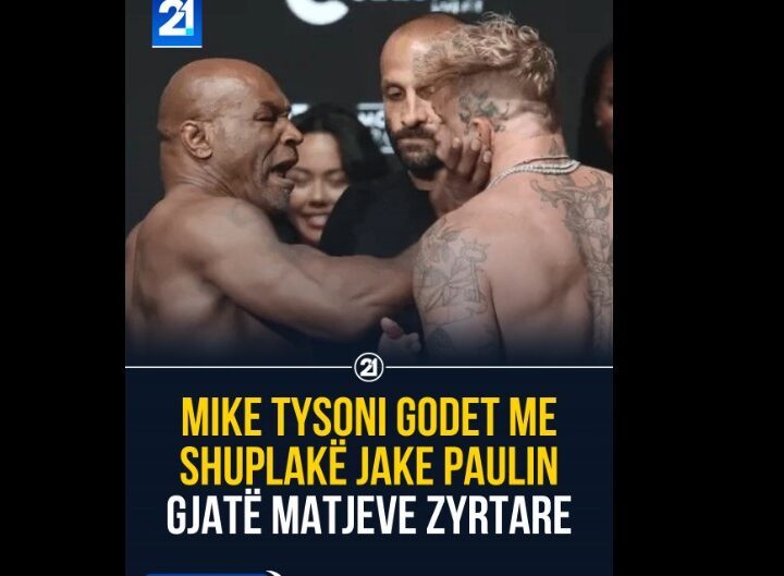 Mike Tysoni e gjek me shuplakë Jake Paulin..! (VIDEO)