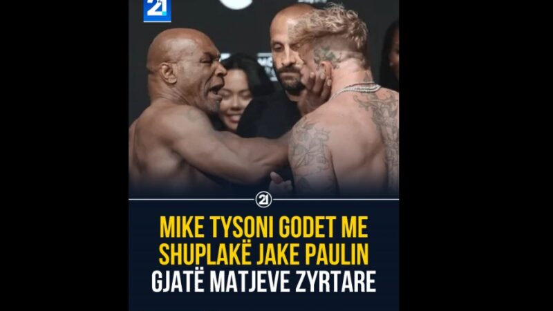 Mike Tysoni e gjek me shuplakë Jake Paulin..! (VIDEO)