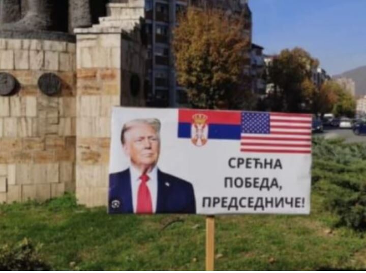 Një urim më ndryshe për Trumpin nga Mitrovica e Veriut..!?