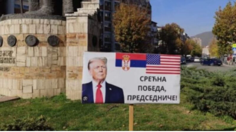 Një urim më ndryshe për Trumpin nga Mitrovica e Veriut..!?