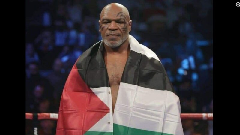 Mike Tyson me flamurin palestinez