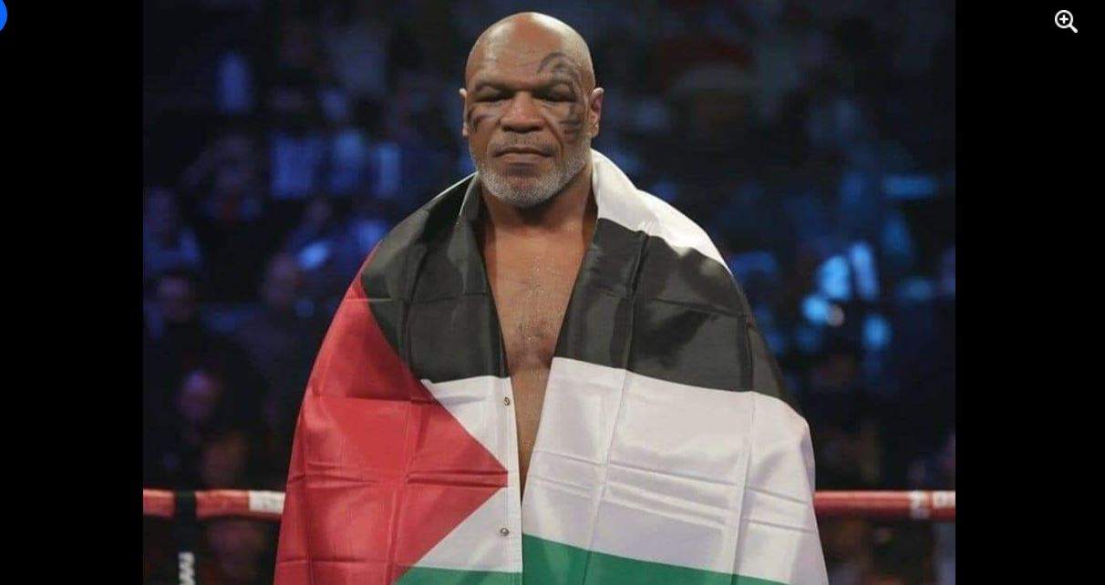 Mike Tyson me flamurin palestinez