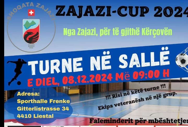 Shoqata Zajazi – Zvicër mban Turneun Zajazi Cup 2024