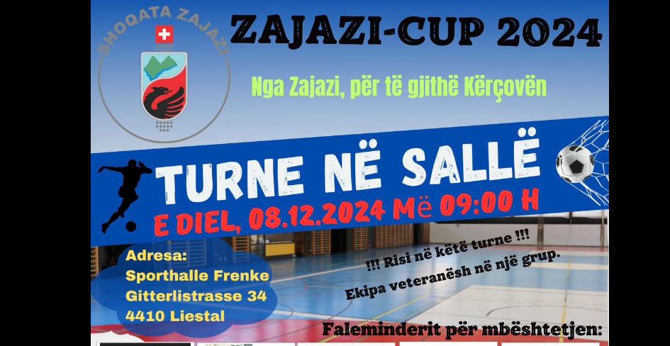 Shoqata Zajazi – Zvicër mban Turneun Zajazi Cup 2024