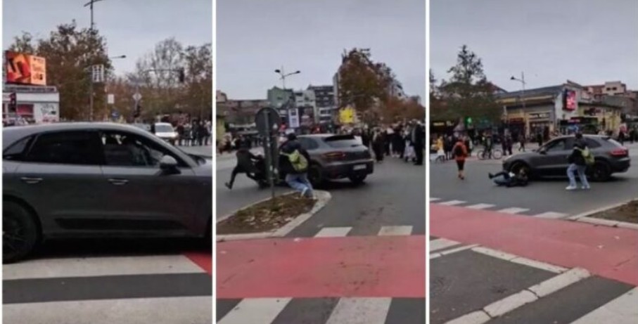 Sërbi: Studentët shkelen me vetura dhe rrahen prej “mbështetësve” të Vuçiqit..!? (VIDEO)