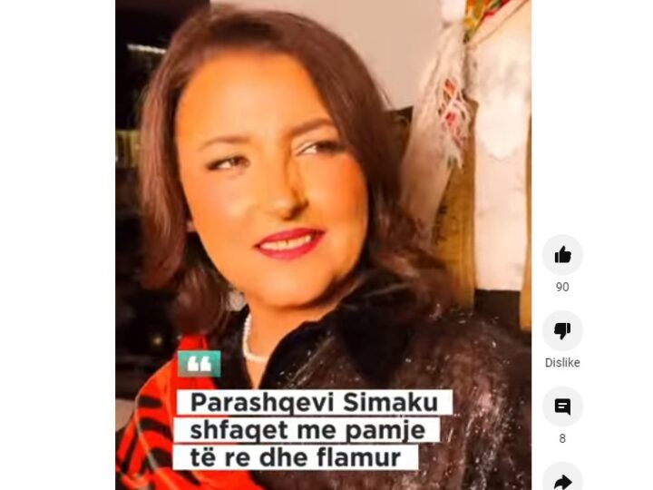 Elton Ilirjani publikon një tjetër video të Parashqevi Simakut..(VIDEO)