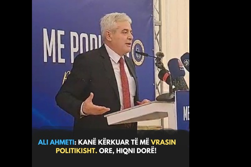 Ali Ahmeti: Kanë kërkuar të më vr’asin politikisht. Ore, hiqni dorë..!?