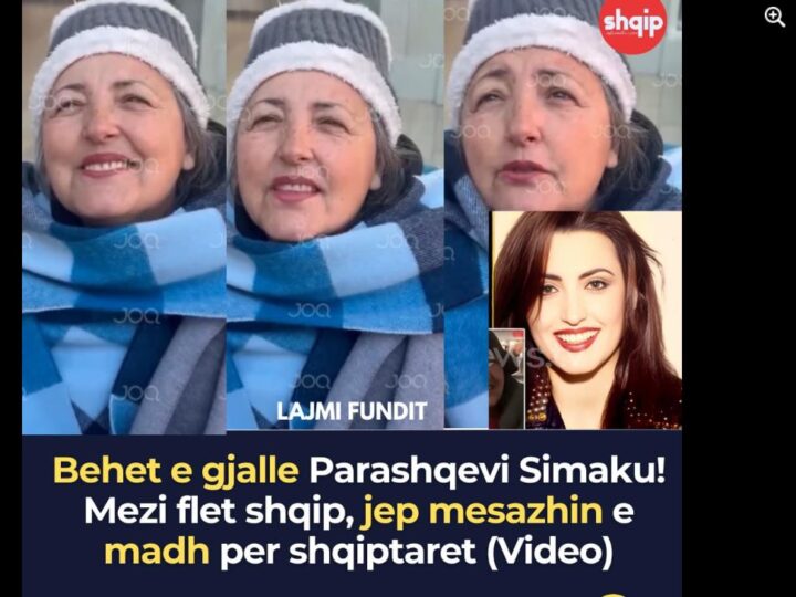 Del një VIDEO e re Parashqevi Simakut, falënderon edhe në shqip..(VIDEO)