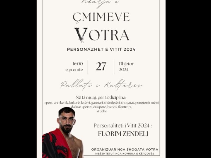 Personaliteti i Vitit 2024: Florim Zendeli !