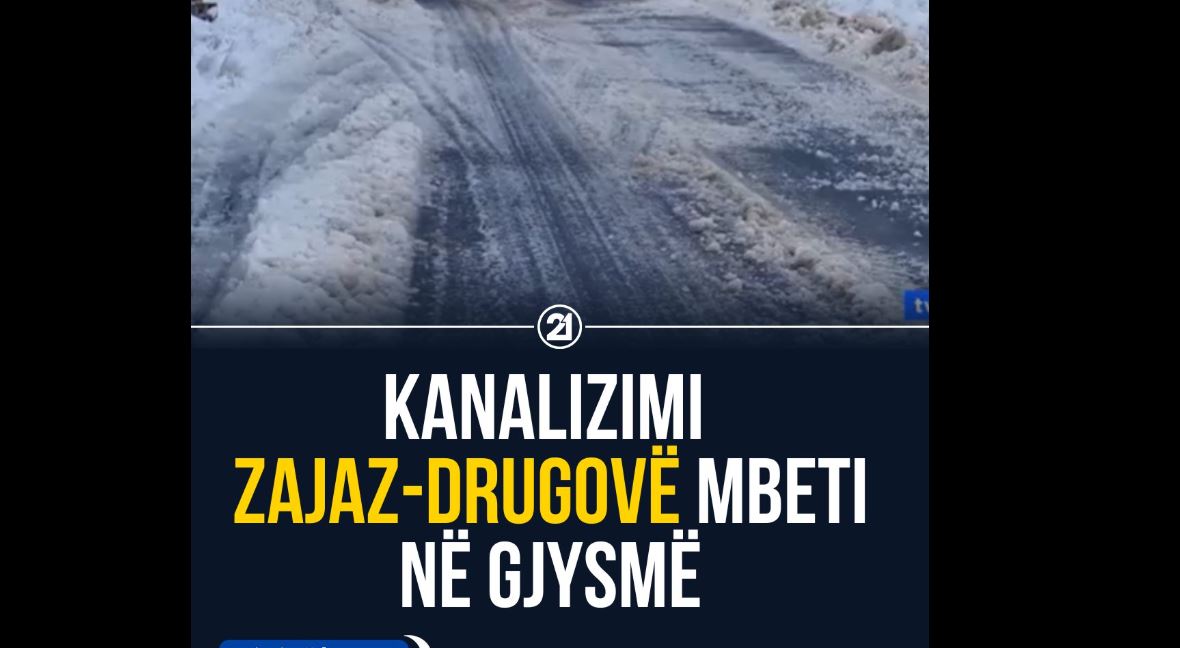 Kanalizimi Zajaz-Drugovë mbeti në gjysmë..!? (VIDEO)