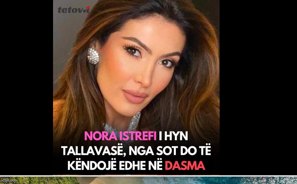 Nora Istrefi i hyn tallavasë, nga sot do të këndojë edhe në dasma..!? (FOTO)