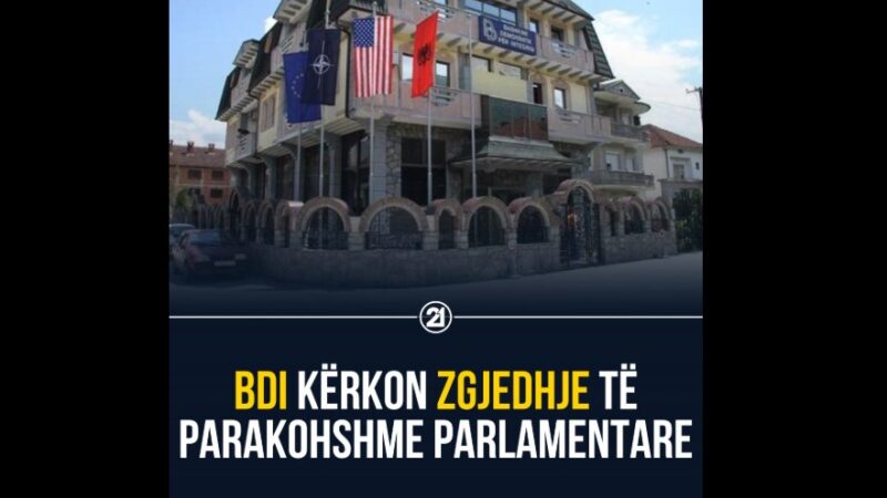 BDI kërkon zgjedhje të parakohshme parlamentare! Nuk i rrihet në opozitë..