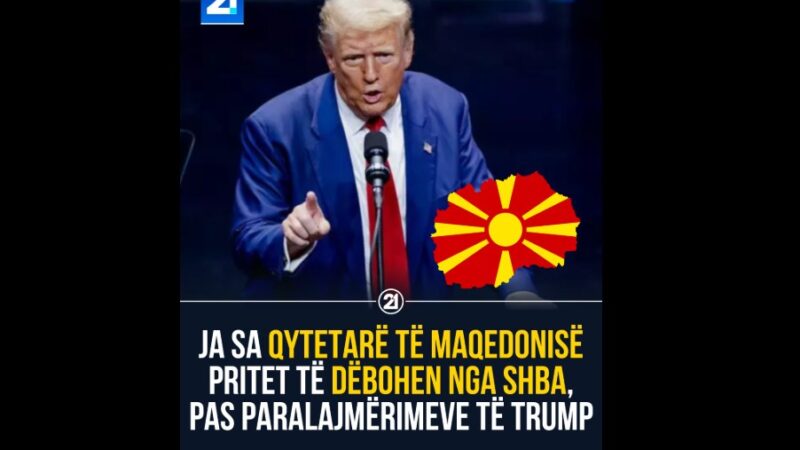 Ja sa qytetarë të Maqedonisë pritet të dëbohen nga SHBA, pas paralajmërimeve të Trump (FOTO)