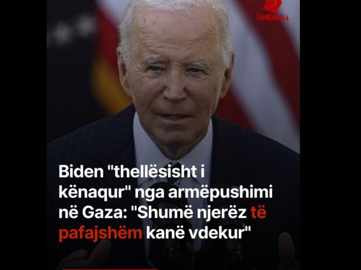 Biden “thellësisht i kënaqur” nga armëpushimi në Gaza: “Shumë njerëz të pafajshëm kanë vdekur”..