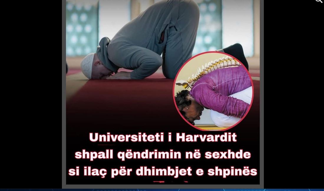 Univesiteti i Harvardit: Sexhdja është ilaç per shpinën..