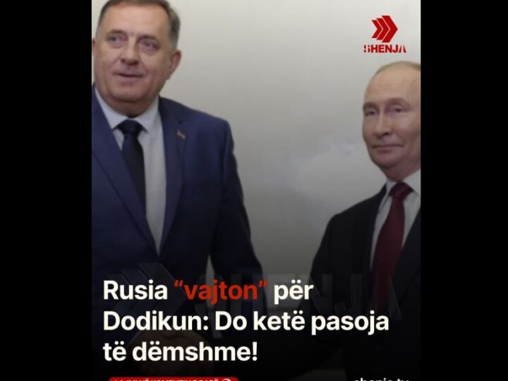 Rusia “vajton” për Dodikun: Do ketë pasoja të dëmshme..!