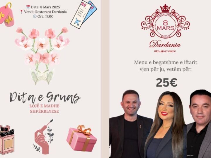 Festoni 8 Marsin Në Një Mbrëmje Magjike për Zonjat dhe Zonjushat..!