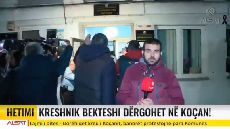 Ish-ministri Kreshnik Bekteshi me pranga në duar, dërgohet në Gjykatë..!? (VIDEO)