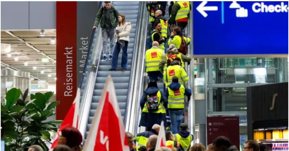 Grevë e papritur në aeroportet e Gjermanisë, anulohen qindra fluturime..!?