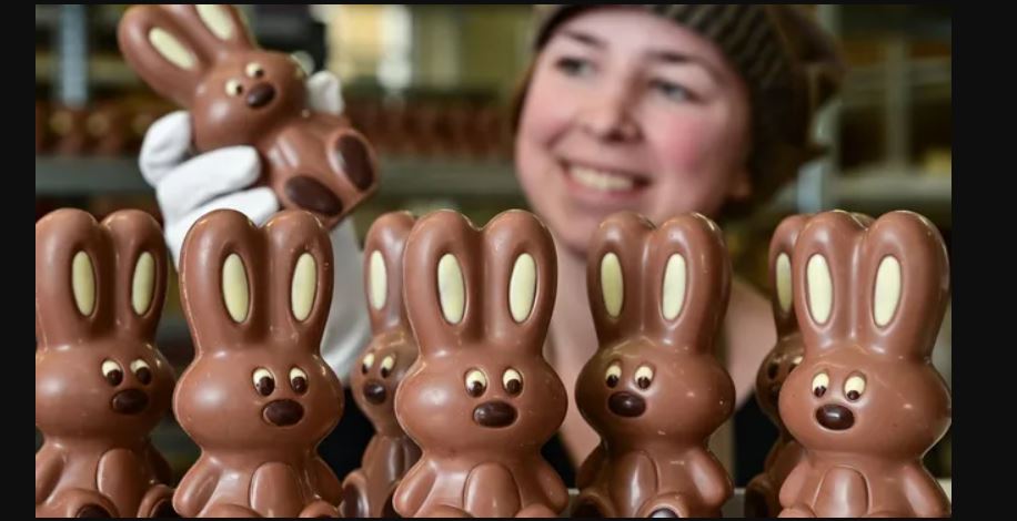 Rreth 23 milionë lepurushë çokollate të prodhuar në Zvicër për Pashkë..!?