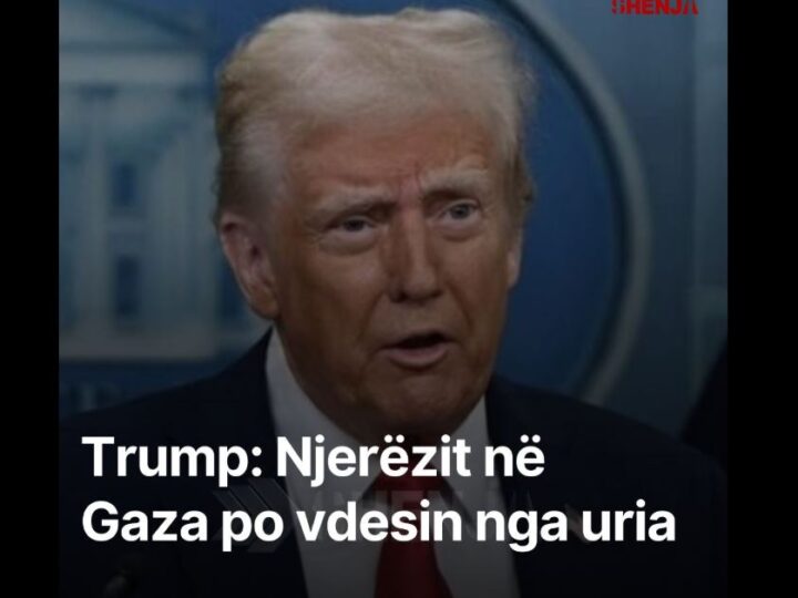 Trump: Njerëzit në Gaza po vdesin nga uria..!?