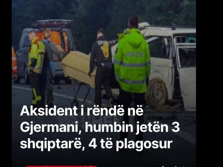Aksident i rëndë në Gjermani, humbin jetën 3 shqiptarë, 4 të plagosur! Ngushllime familjes