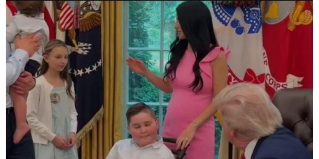 Familjen shqiptare Xhaferi takim me Trump