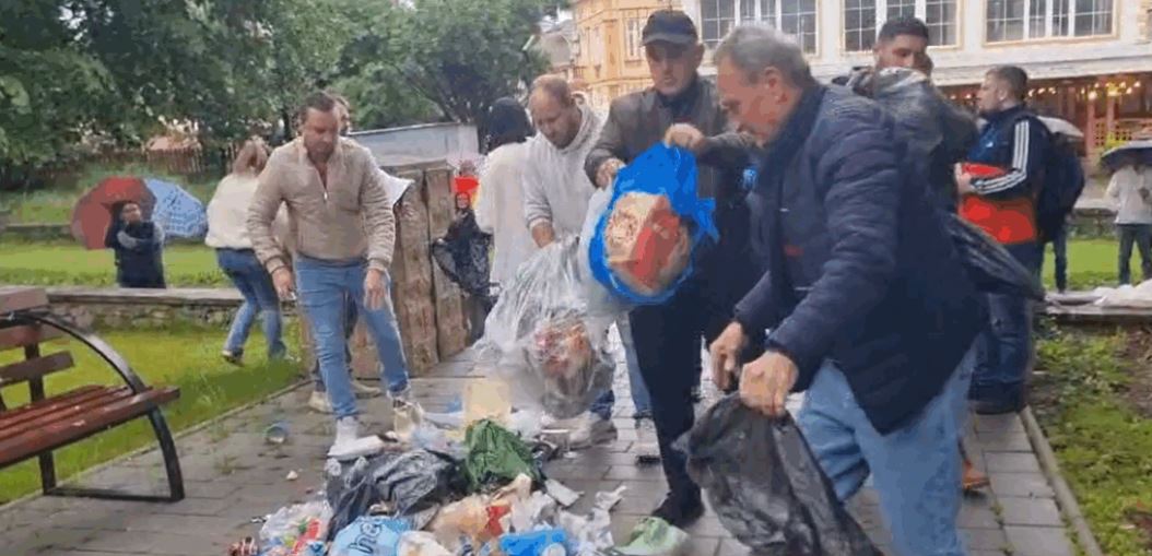 Kërçovë hidhen mbeturinat para Komunës..!? (VIDEO)