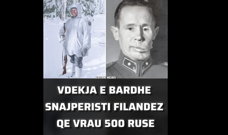 Vdekja e bardhë ! Snajperisti Finlandes që vrau 500 rusë !?