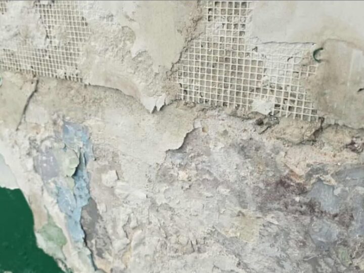 I renovuar para 6 muajsh Gjimazi i Kërçovës nis të shembet..!? (FOTO)