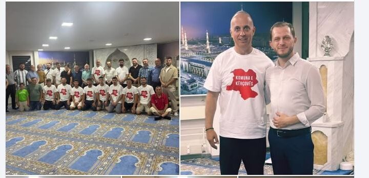 Kryetari Fatmir Dehari reth viziës së Xhamis Kërçova ne Zvicër (FOTO)