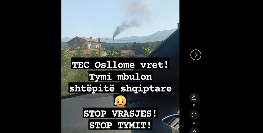 Dr. Gjyla Çeliku alarmon për tymin e TEC Oslomej ! (VIDEO)