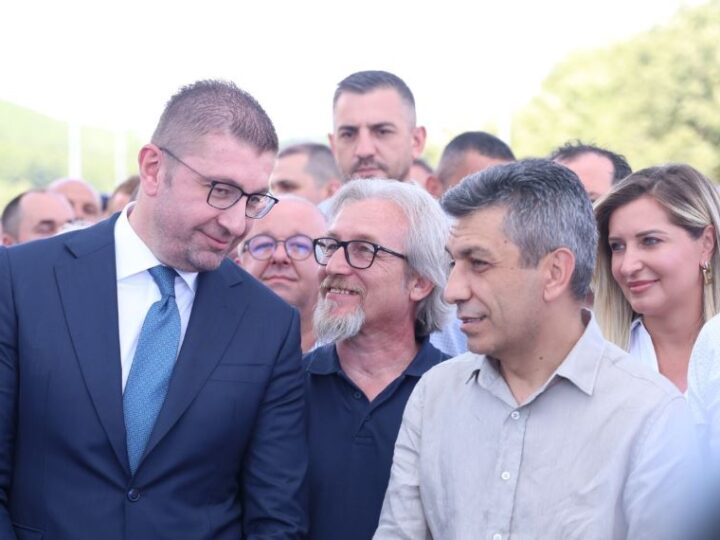 Ministri Fatmir Limani prezent tek hapja solemne e njerës pjesë të autostradës Kërçovë – Ohër