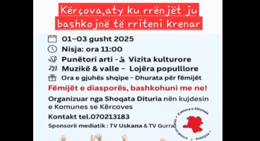 Fëmijëria që Frymëzon – Aktivitet Veror në Kërçovë!