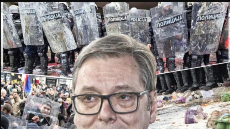 Protestat studentore detyrojnë Vuçiçin të çojë vendin në zgjedhje !
