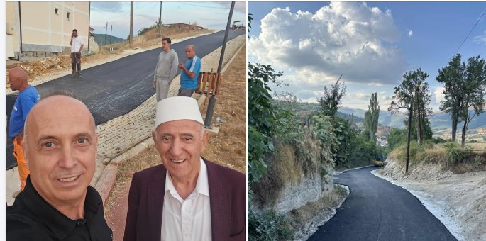 Kryetari Fatmir Dehari nis restaurimin e rrugëve në Zajaz (FOTO)