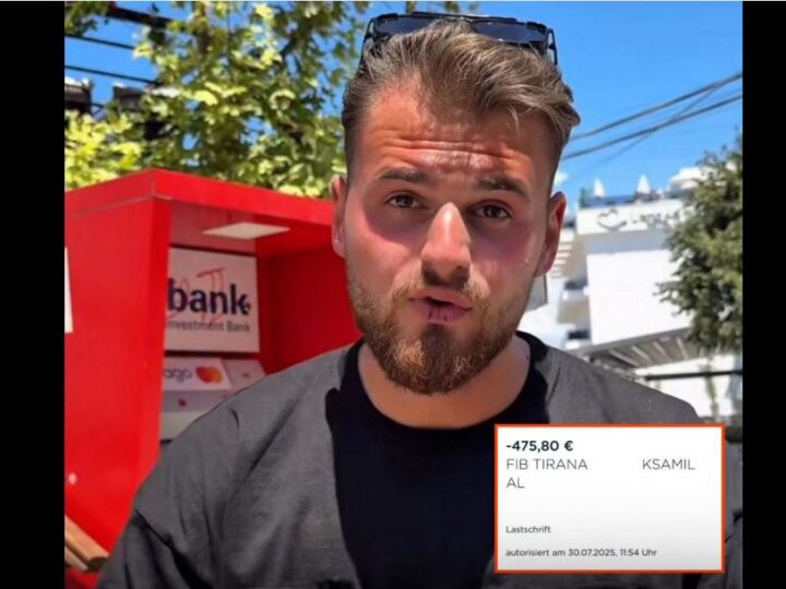 Banka e Shqipëris djeg keq turistin Gjerman në Ksamil !?