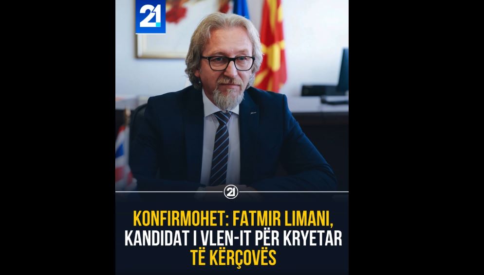 Konfirmohet: Fatmir Limani, kandidat i VLEN-it për kryetar të Kërçovës