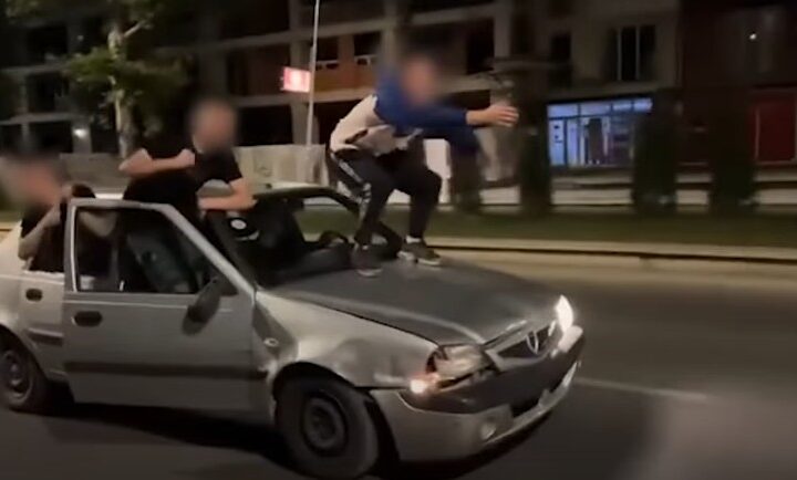 Të rinjt lënë namin në Shkup ! Policia merr masa (VIDEO)