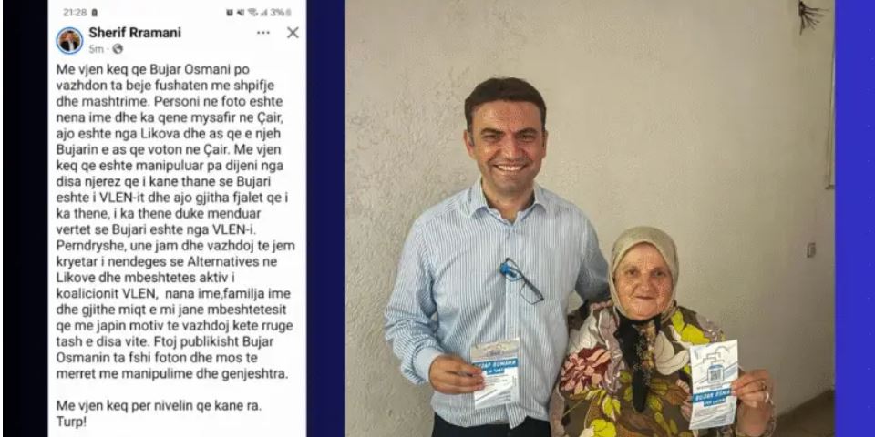 Shpërthen qytetari: Bujar, hiqe fotografinë e nënës sime – turp !