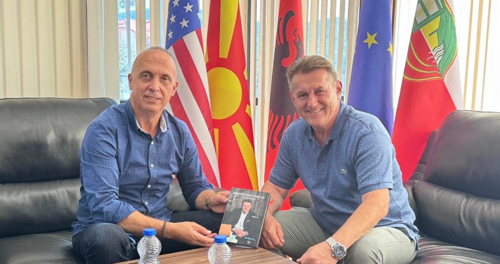 Afaristi nga Zvicra Nijat Bajramin viziton Komunën e Kërçovës