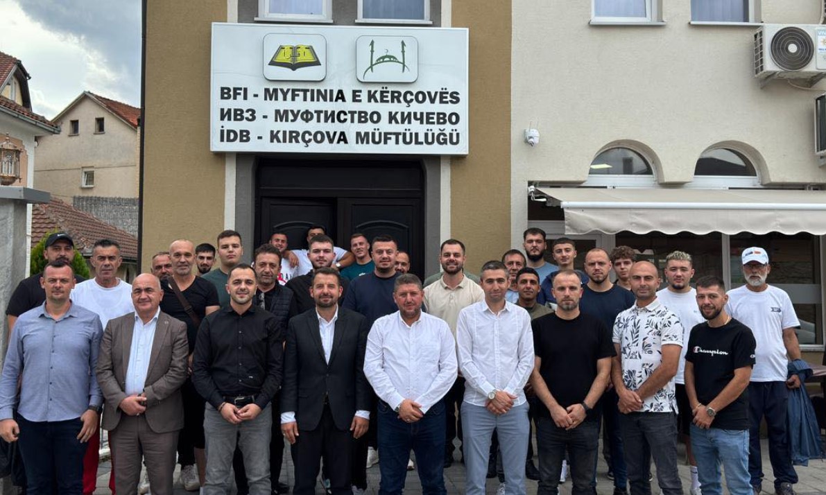 Kujtim Kasami dhe Shkodran Alili vizituan myftinin e Kërçovës