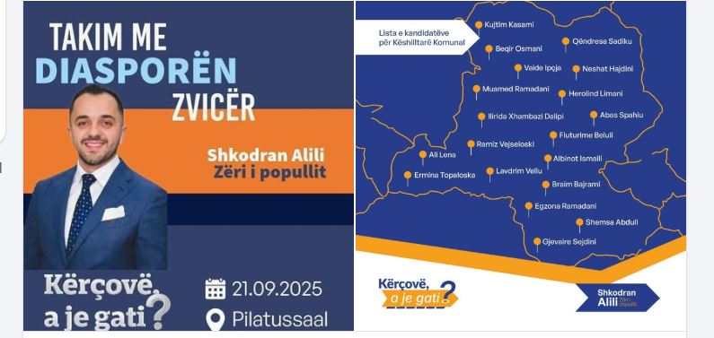 Tv Gurra: Shkodran Alili sot nis fushatën në Zvicër – “Ne jemi gati”