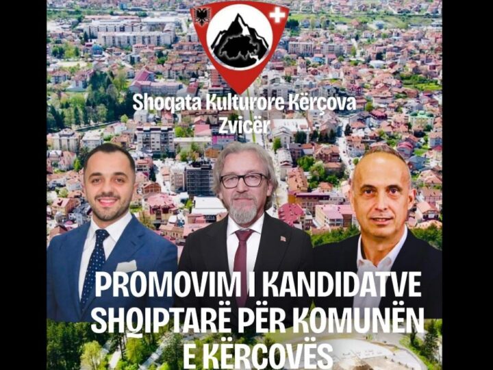 Promovim i kandidatëve shqiptarë për Komunën e Kërçovës në Zvicër! Ja programi