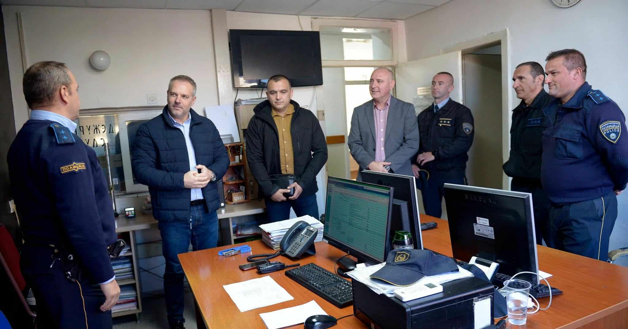 Drejtori i Policisë Janev sot vizitoi Kërçovën, Oslomen dhe Zajazin