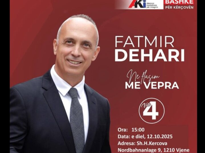 Tv Gurra: Fatmir Dehari takim me mërgatën kërçovare në Vjenë: Prezantim i vizionit për Kërçovën