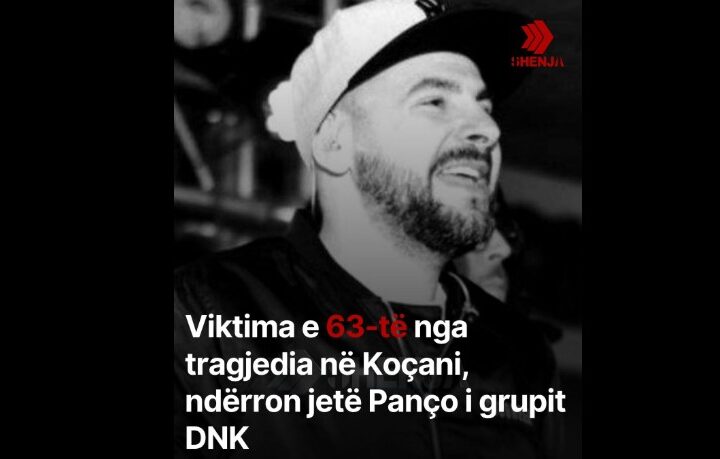 Viktima e 63 nga tragjedia në Koçani, ndërron jetë Panço i grupit DNK !