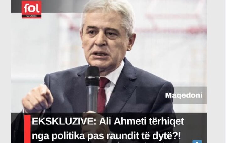 EKSKLUZIVE: Pas humbjes fatale Ali Ahmeti tërhiqet nga politika pas raundit të dytë ?!